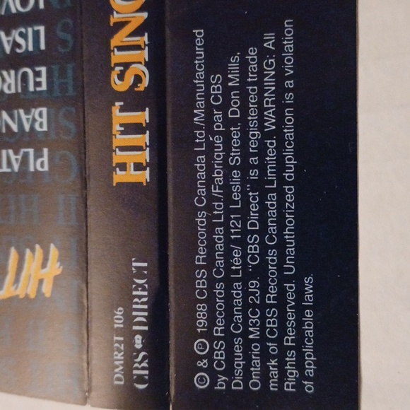 4/$30 Hit Singles II - Various Artists Casette Tape - Picture 7 of 7